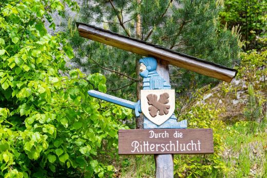 Durch die Ritterschlucht auf den Berg